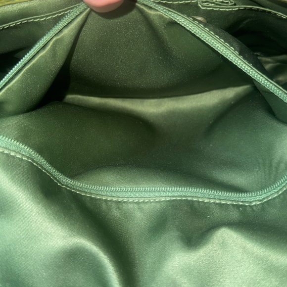 COACH VINTAGE 2005 GREEN NUBUCK CHELSEA DOUBLE POCKET - Picture 8 of 8